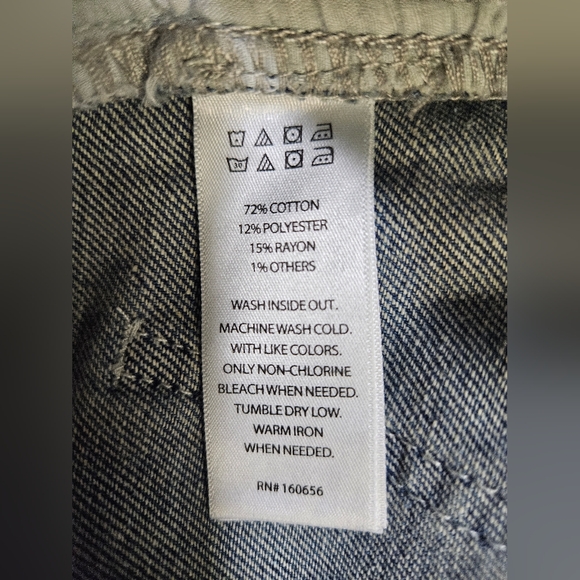 Happily Grey Denim Maxi Skirt with Front Slit - Size 3- NWT - Picture 8 of 11